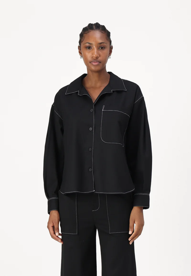 prestigious Libertine-Libertine IVY - Shirt black Streetwear Clothing Shirts & Blouses Blouses