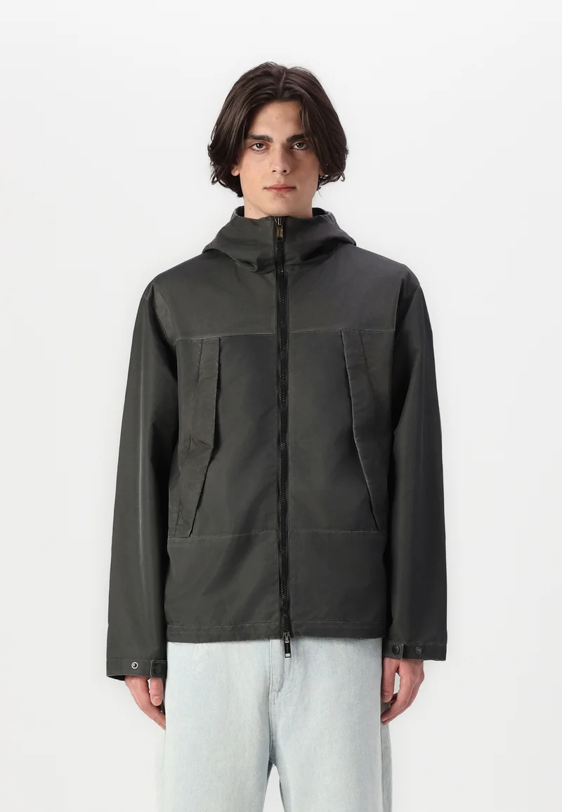 unique design LOW LIGHTS STUDIOS® WASHED MOON JACKET UNISEX - Light jacket anthrazit Clothing Jackets & Blazers Bomber Jackets