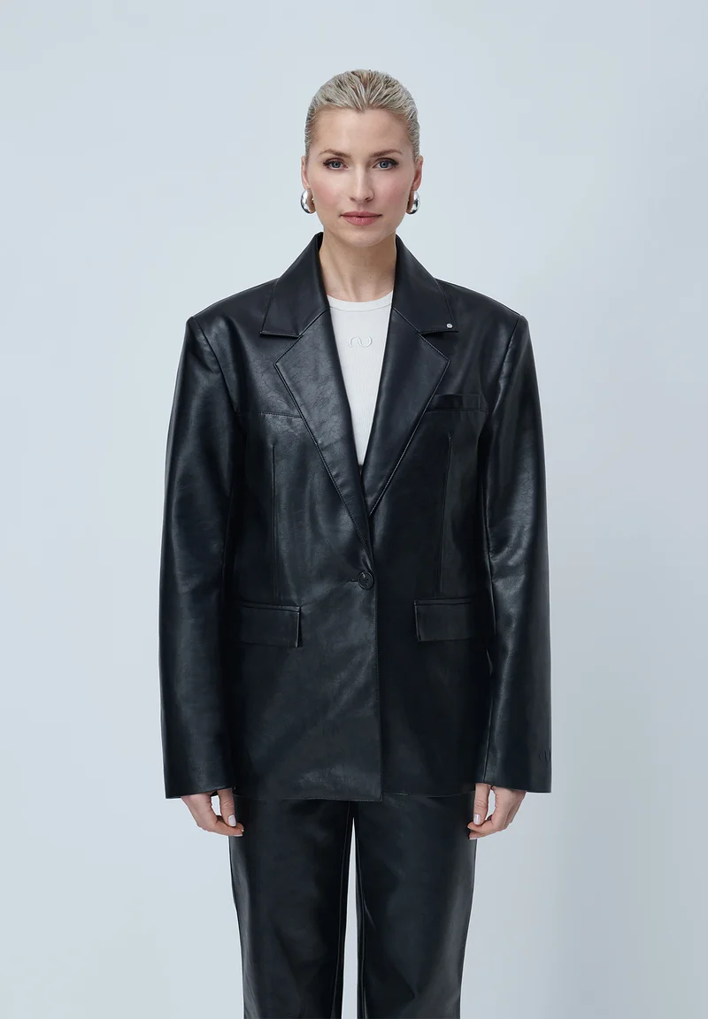 New York LeGer by Lena Gercke STUDIO INSA - Faux leather jacket schwarz Clothing Jackets & Blazers Blazers
