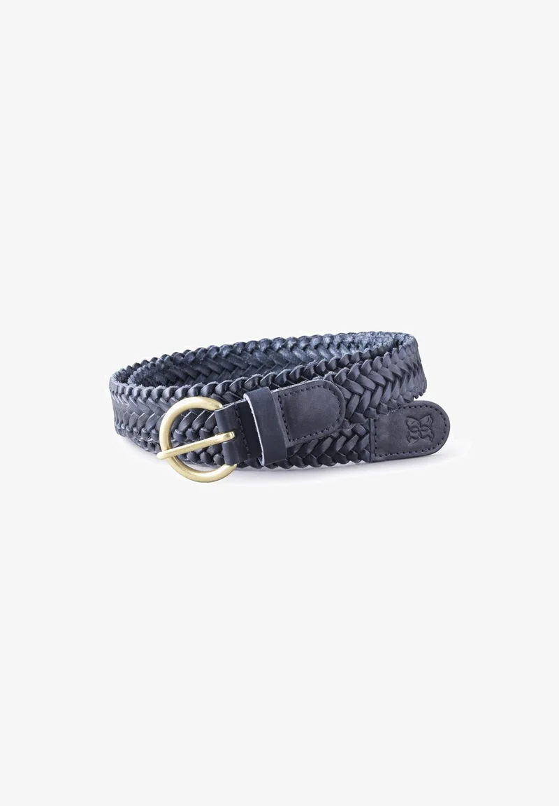 Lowest Price Online Lakeland Leather Braided belt - navy Accessories Belts Braided belt