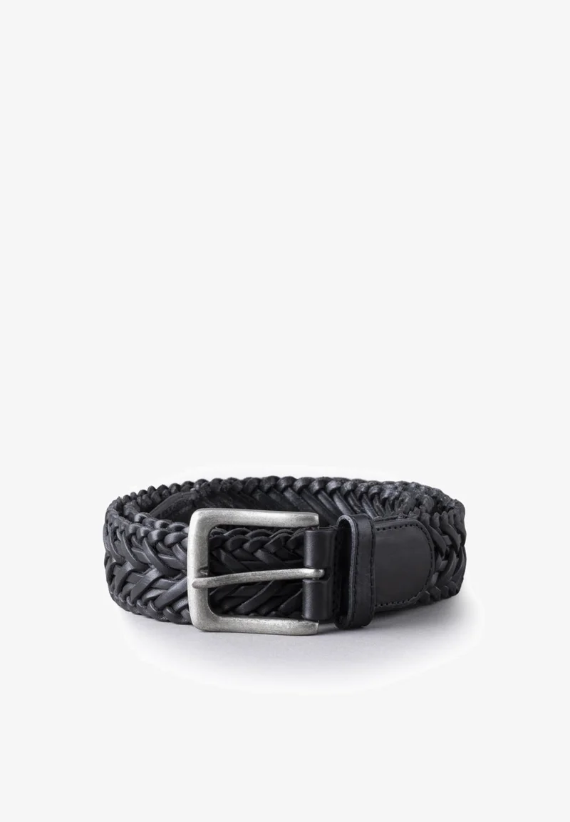 gorgeous Lakeland Leather Braided belt - black Accessories Belts Braided belt