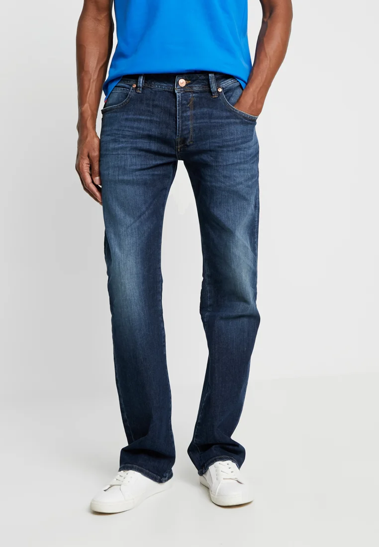 USA Cheap Sale LTB RODEN - Bootcut jeans dark-blue denim Clothing Jeans