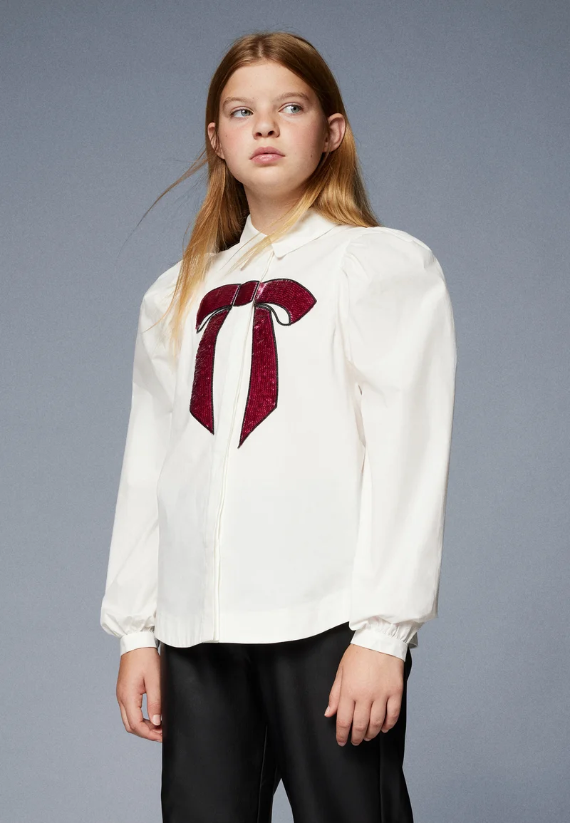 reliable supplier LANVIN Button-down blouse - off-white Clothing T-shirts & tops Blouses & tunics