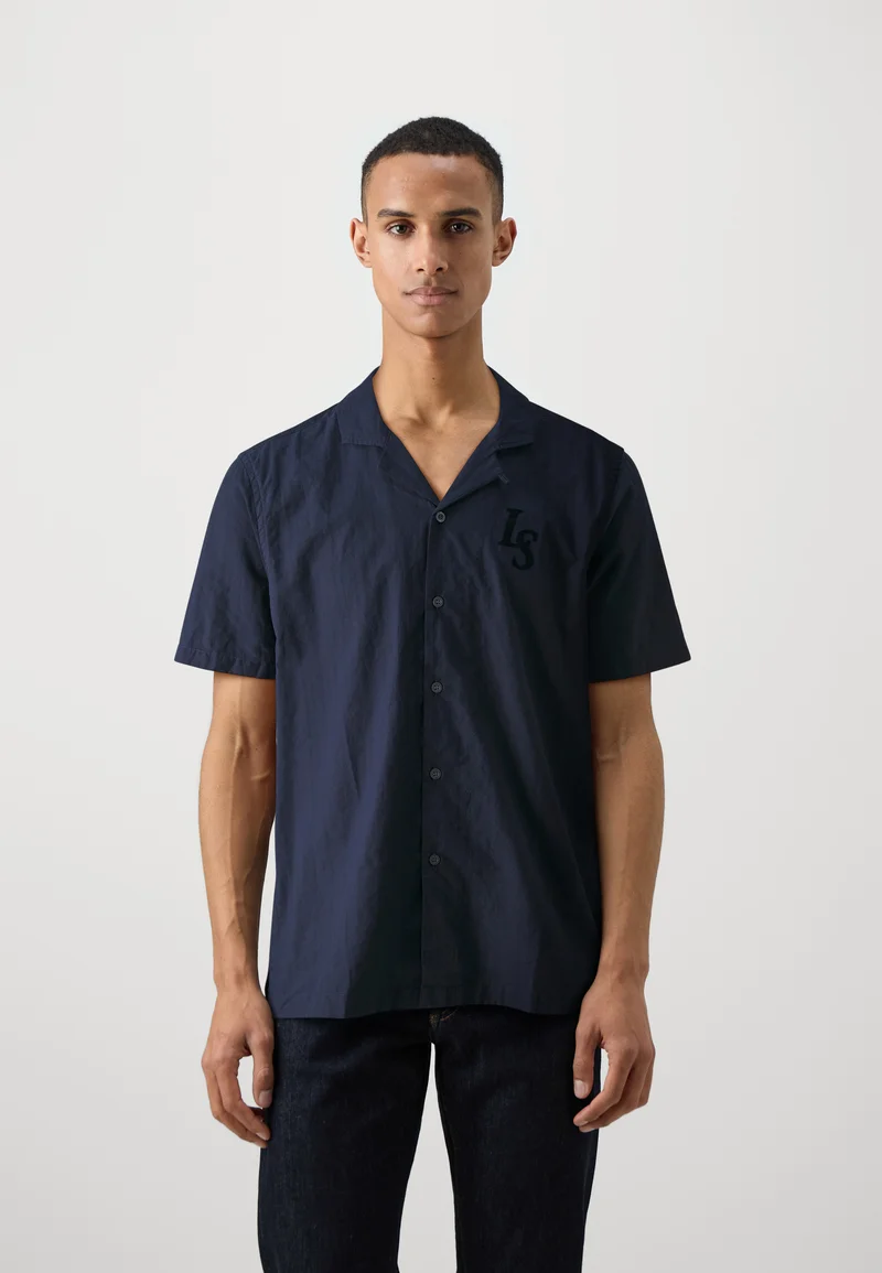 super quality Lyle & Scott REVERE COLLAR - Shirt dark navy Clothing Sale Shirts Business Shirts
