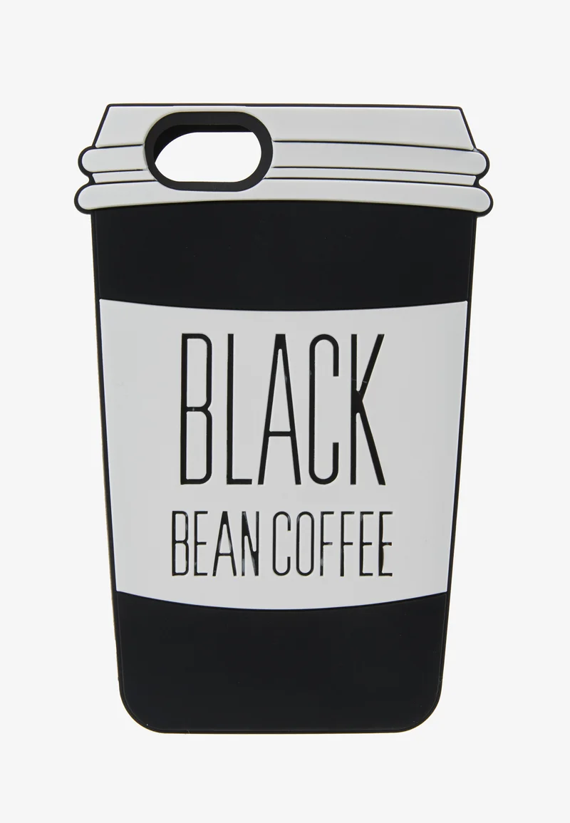 Free Shipping Mister Tee PHONECASE COFFE CUP I PHONE 6/7/8 - Phone case black/white Accessories Lifestyle Electronics Cases & Covers