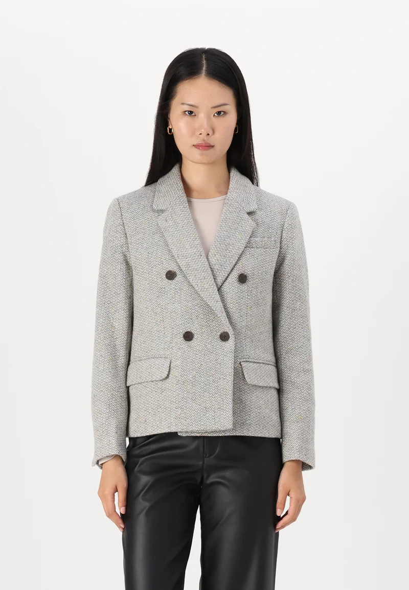 professional online store MSCH Copenhagen MSCHHERENA LOOSE  - Blazer mottled light grey Clothing Jackets & Blazers Blazers