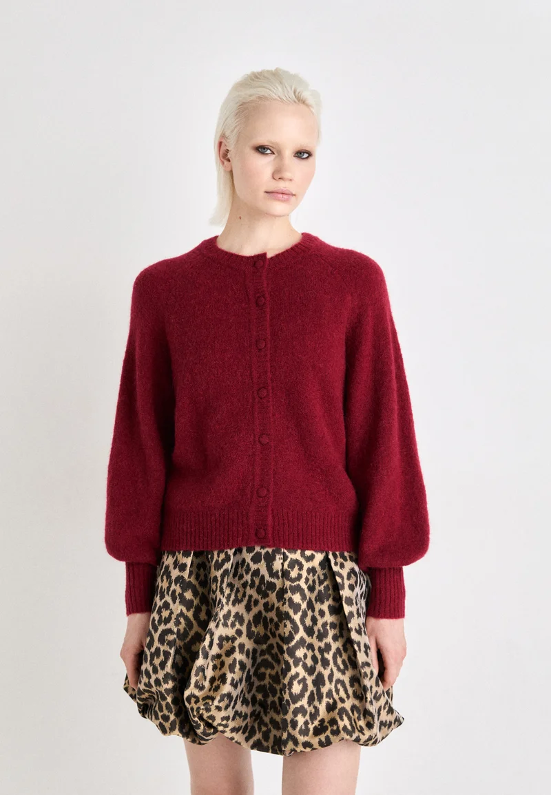 Cheapest MSCH Copenhagen HOPE CARDIGAN - Cardigan rhubarb Clothing Knitwear & Cardigans Cardigans