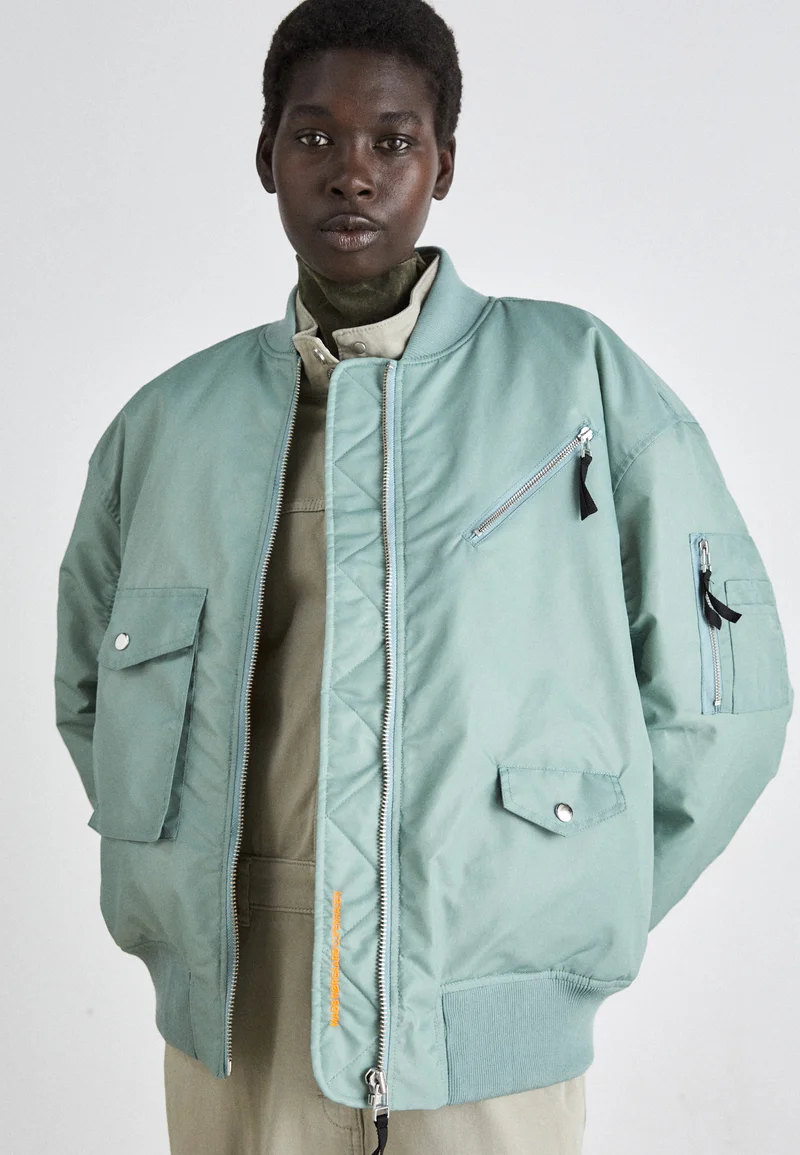 world-wide renown Mads Nørgaard FLIGHT JACKET - Bomber Jacket jadeite Clothing Jackets & Blazers Bomber Jackets