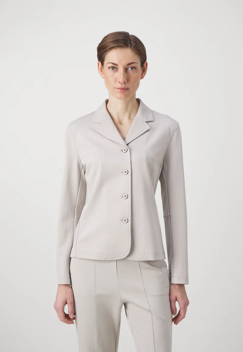 classic fashion trend Max Mara Leisure DUOMO - Cardigan roccia Clothing Jackets & Blazers Bomber Jackets
