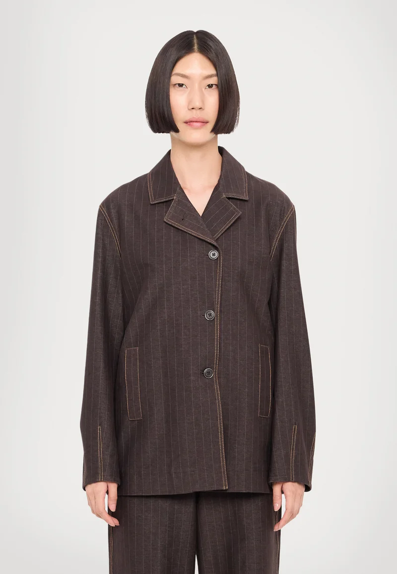 premier fashion designer Max Mara Leisure CAVALLO - Blazer marrone Clothing Jackets & Blazers Bomber Jackets