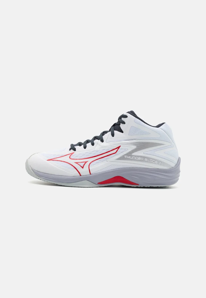 various design Mizuno THUNDER BLADE Z MID - Volleyball shoes white/salsa/black Sport Sale Shoes Boots