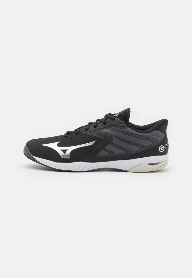 Shop Best Sellers Mizuno WAVE GK - Handball shoes black/silver/white Sport Sale Shoes Boots