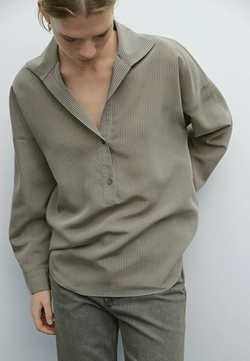 lowest price Massimo Dutti Blouse - grey Clothing Shirts & Blouses Blouses