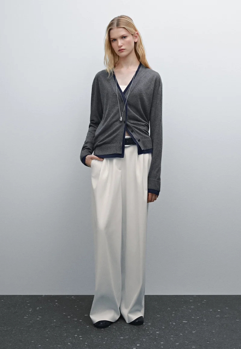 competitive price Massimo Dutti Cardigan - grey Clothing Knitwear & Cardigans Cardigans