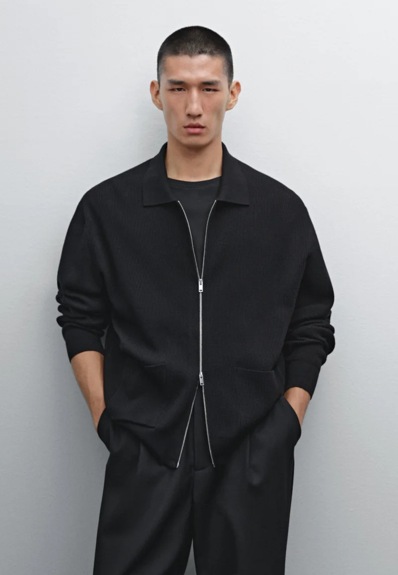 Unbeatable Offers Massimo Dutti Cardigan - black Clothing Knitwear Cardigans