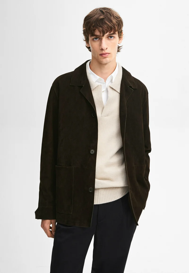 innovative design Massimo Dutti WITH POCKET  - Blazer jacket dark brown Clothing Suits & Tailoring Blazer jackets