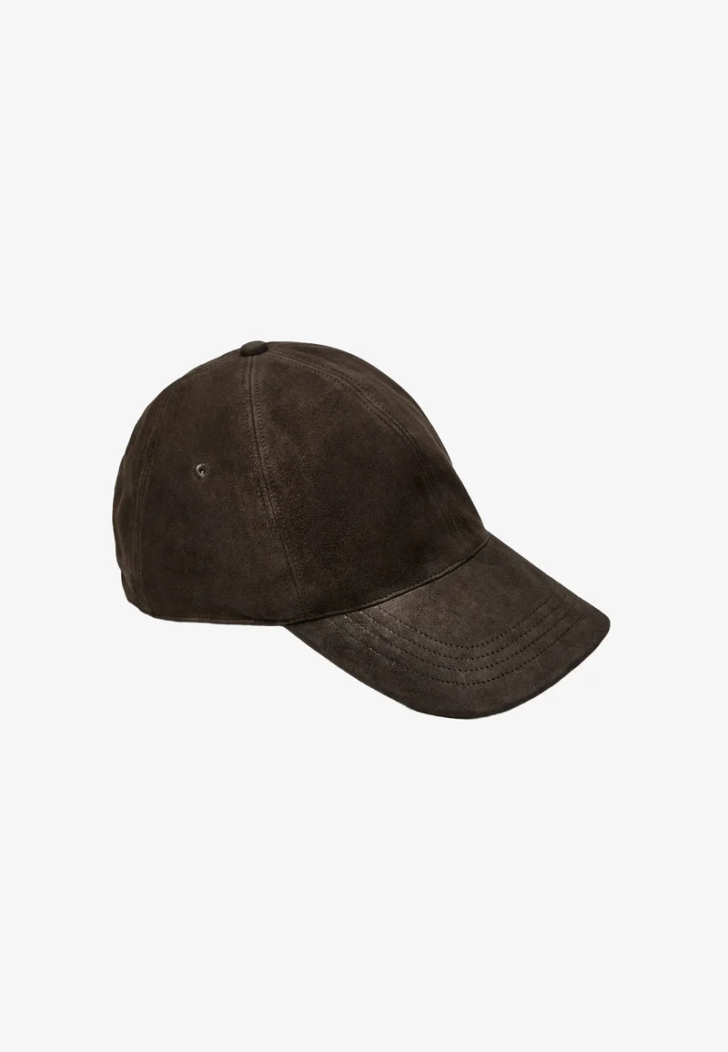 Official UK Stockists Massimo Dutti Cap - brown Accessories Beanies, hats & caps Caps