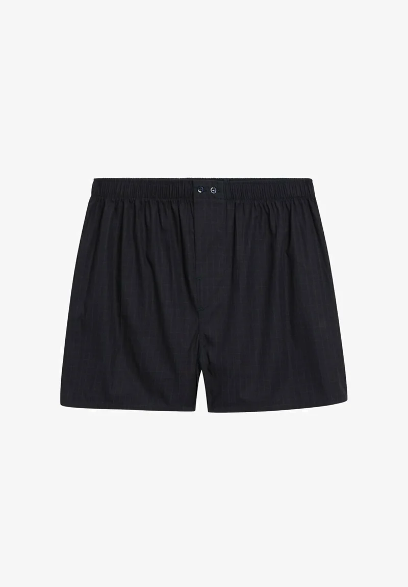 UK Discount Online Sale Massimo Dutti CHECK - Boxer shorts dark blue Clothing Underwear & Socks Underpants Boxer shorts
