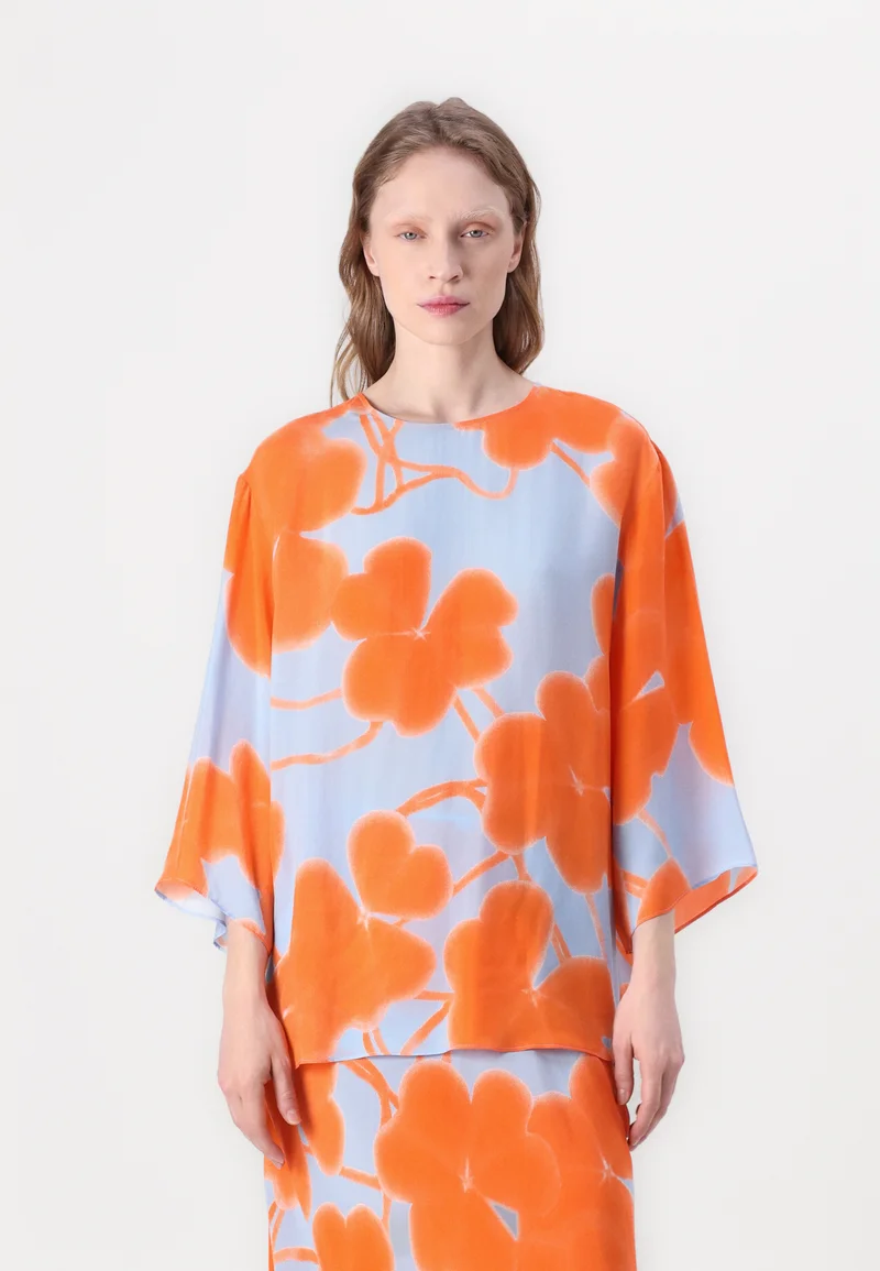 pretty and colorful Marimekko OAJA KETUNLEIPÄ  - Blouse multi-coloured Clothing Shirts & Blouses Blouses