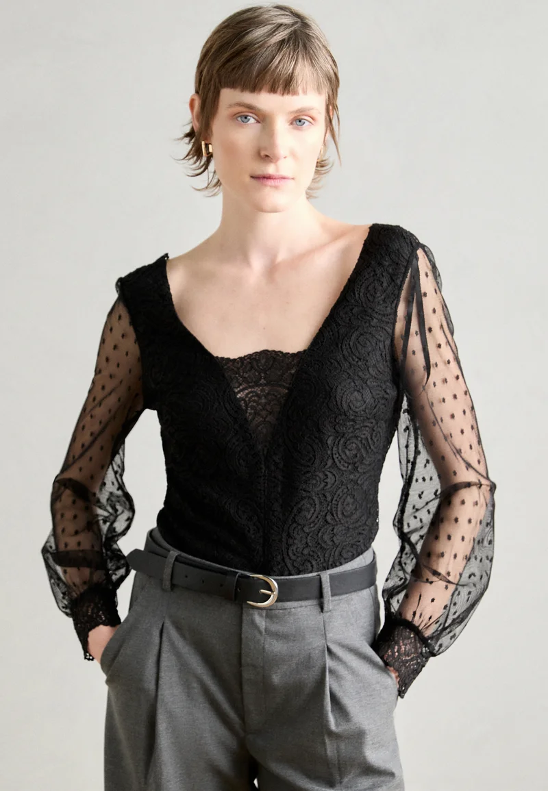 Classic Styles Morgan THILDA - Blouse noir Clothing Shirts & Blouses Blouses