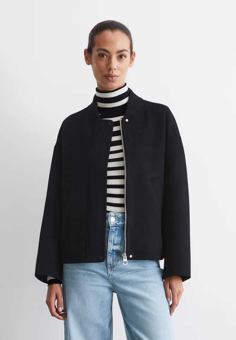 vast selection Marc O'Polo WORKMANSHIP, WELT POCKETS - Bomber Jacket deep night blue Clothing Jackets & Blazers Bomber Jackets