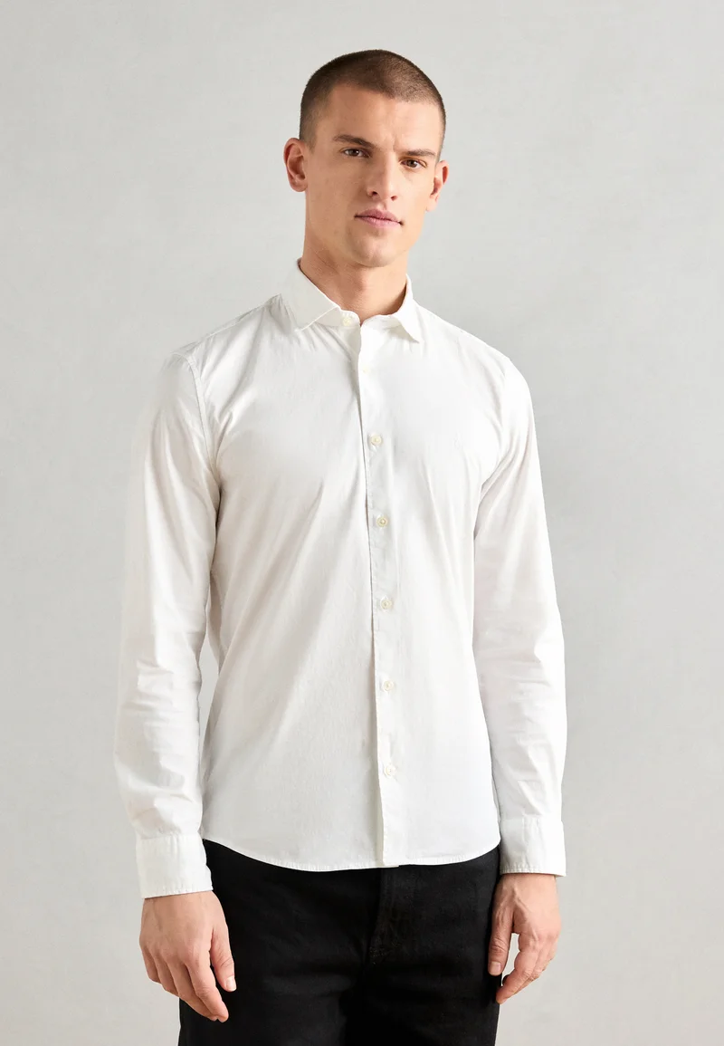 100% High Quality Marc O'Polo ROUND - Shirt white Clothing Sale Shirts Business Shirts