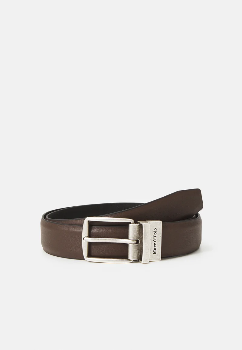 high-tech materials Marc O'Polo MOD BODU - Belt dark brown Accessories Belts Casual belts