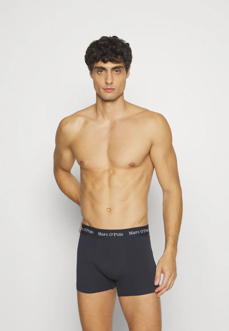 New York Marc O'Polo ESSENTIALS 3 PACK - Pants dark navy/nordic grey melange/dark navy Clothing Underwear & Socks Underpants Boxer shorts