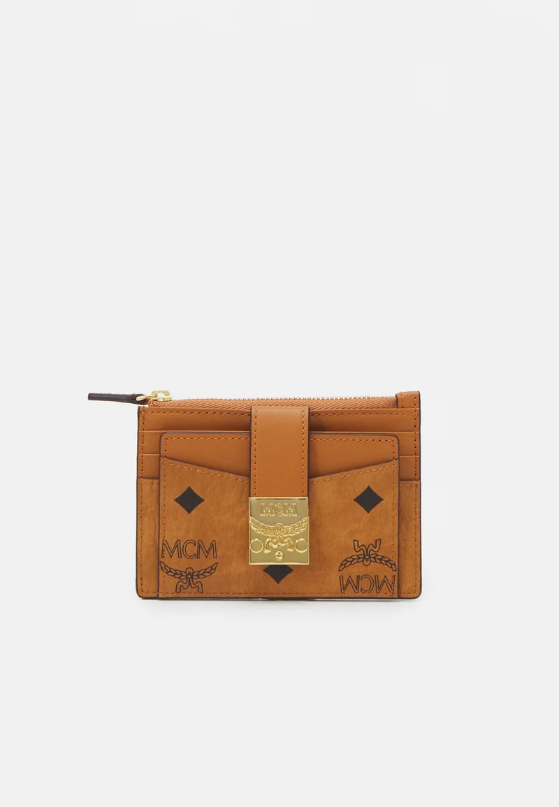 unique MCM PATRICIA VISETOS CARD CASE MINI - Business card holder cognac Accessories Wallets & card holders Card cases