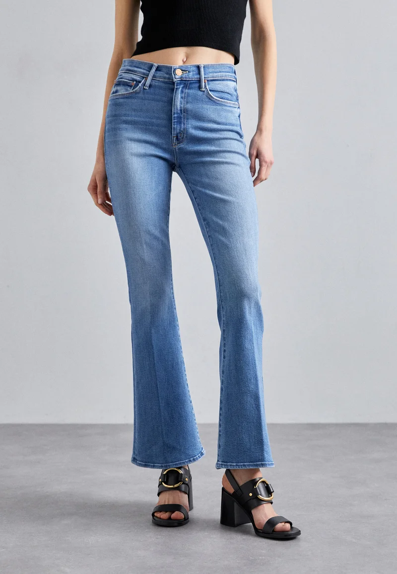 USA factory outlet Mother THE WEEKENDER - Bootcut jeans layover Clothing Jeans Bootcut & Flared