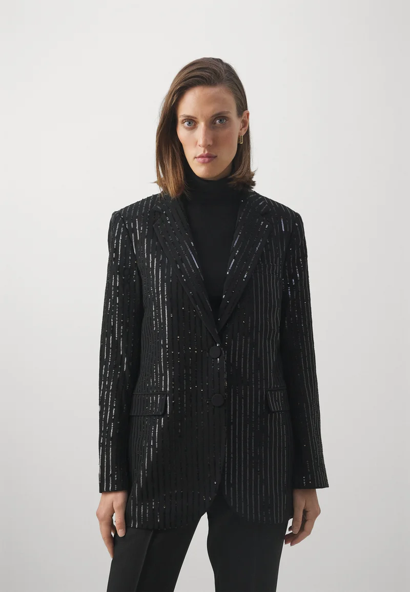 Cheap MICHAEL Michael Kors MENSY - Blazer black Clothing Jackets & Blazers Bomber Jackets