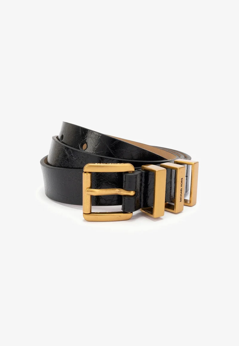 popular stores MICHAEL Michael Kors Belt - black Accessories Belts Casual belts