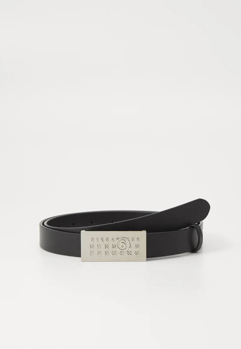 Authentic USA Online MM6 Maison Margiela NUMERIC BELT UNISEX - Belt black Accessories Belts Casual belts