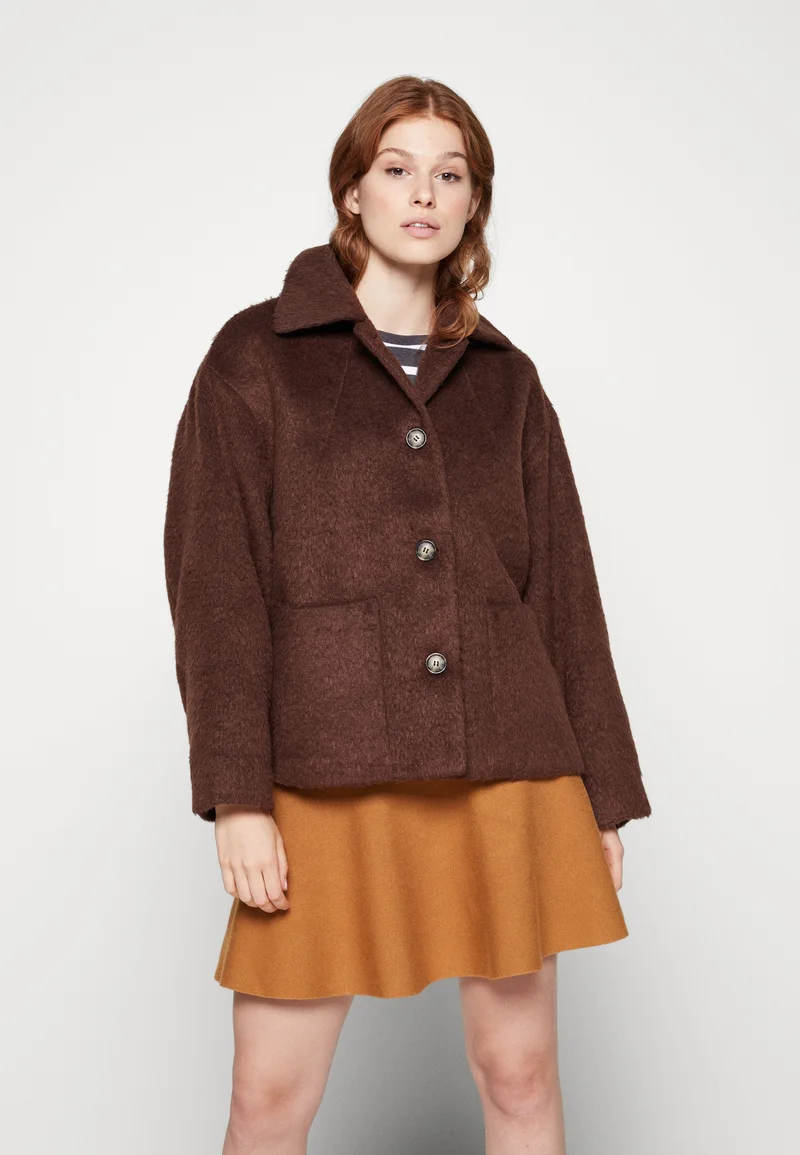 Outlet Store Monki Light jacket - brown dark Clothing Jackets & Blazers Bomber Jackets