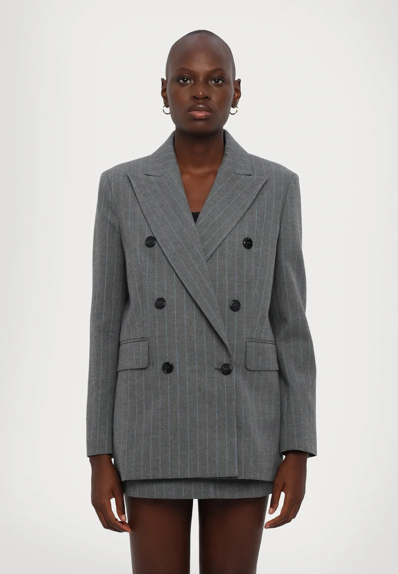 Huge Discount MAX&Co. RENA - Blazer grau nadelstreifen Clothing Jackets & Blazers Bomber Jackets