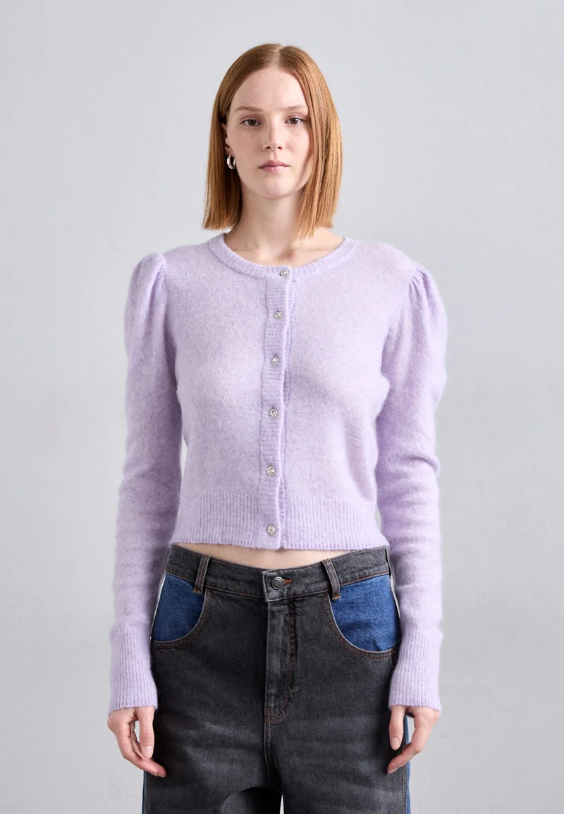 Authentic USA Online MUNTHE SAMICA - Cardigan lavender Clothing Knitwear & Cardigans Cardigans