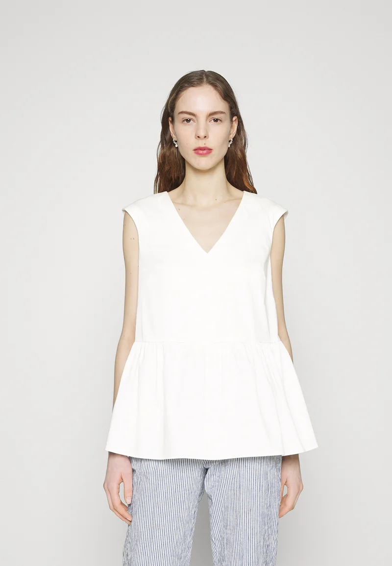 largest collection WEEKEND MaxMara NEBBIE - Basic T-shirt bianco Clothing Shirts & Blouses Blouses