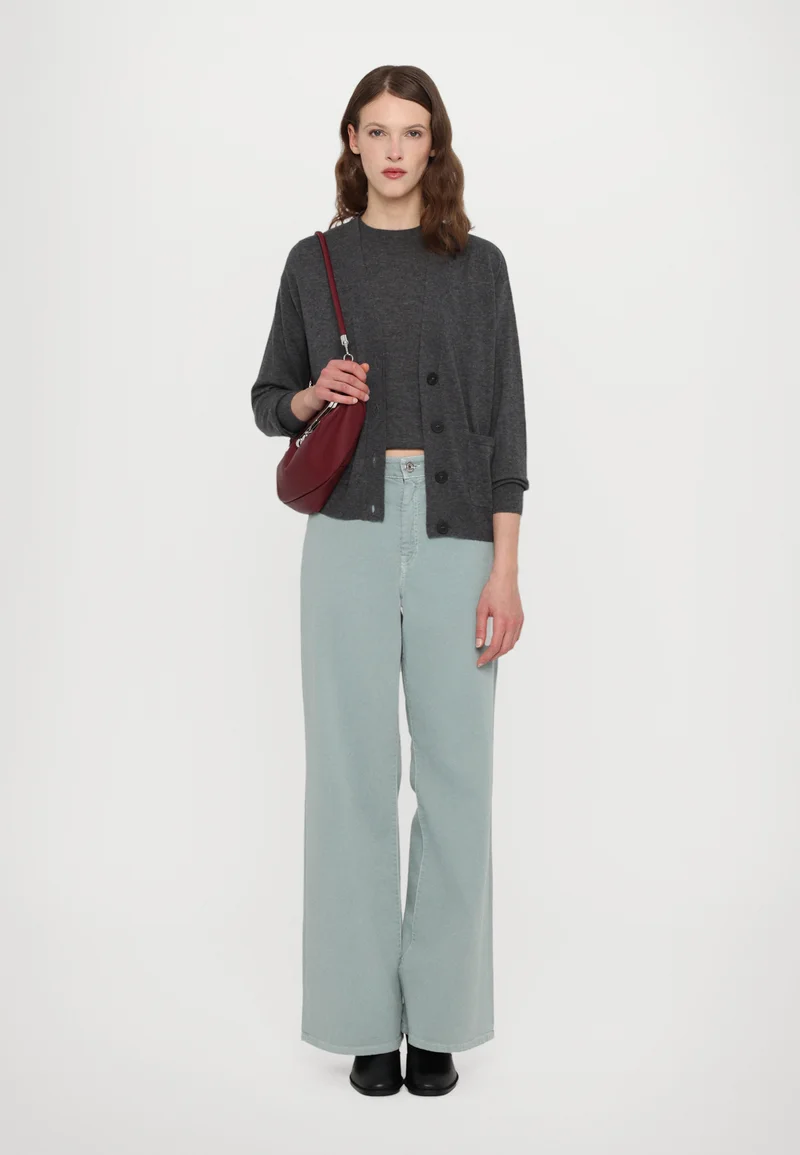 USA factory outlet WEEKEND MaxMara DECANO SET - Basic T-shirt medium grey Clothing Knitwear & Cardigans Cardigans