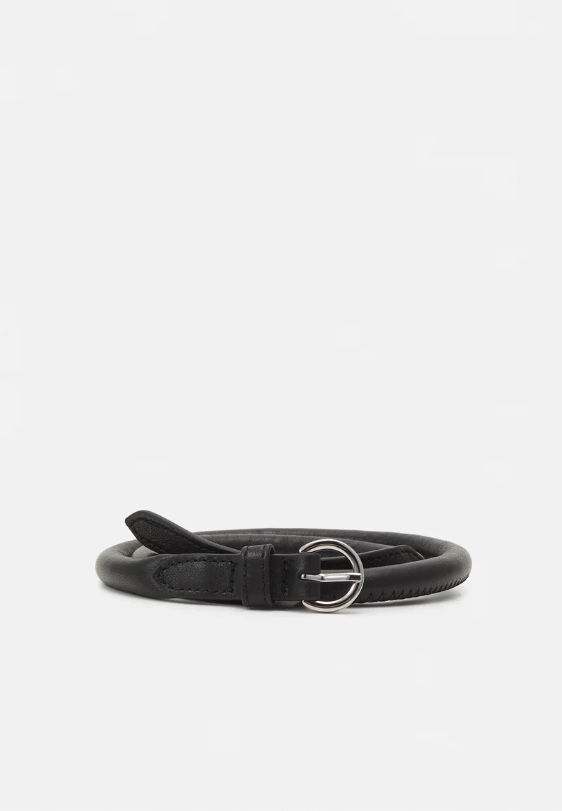 luxury lifestyle brand WEEKEND MaxMara FUMATO - Belt nero Accessories Sale Belts Braided belt