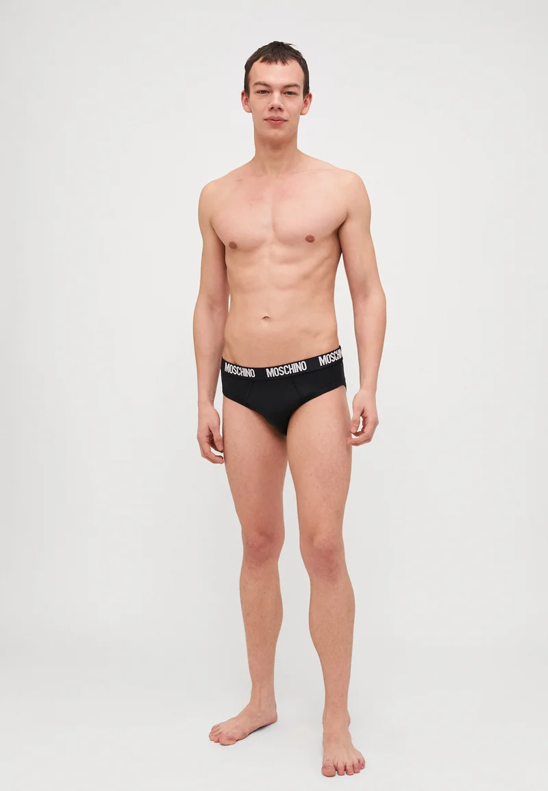 Quality Design Moschino Underwear BRIEF 2 PACK - Briefs black Clothing Underwear & Socks Underpants Boxer shorts