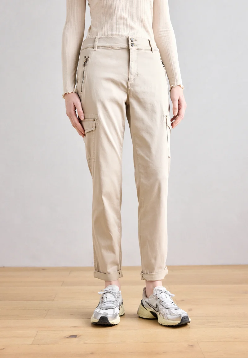 high-end Mos Mosh TIMAF - Cargo trousers feather gray Clothing Trousers Cargo Trousers