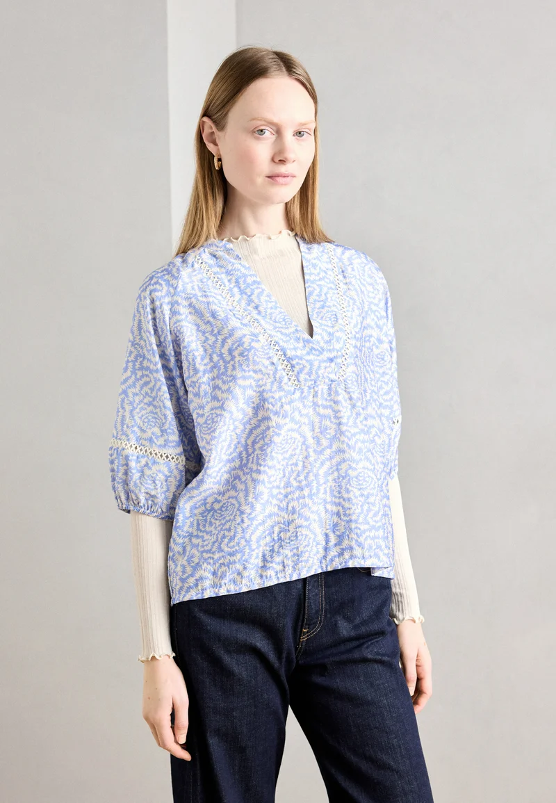 Discount Mos Mosh SAKU BLOUSE - Blouse ecru Clothing Shirts & Blouses Blouses