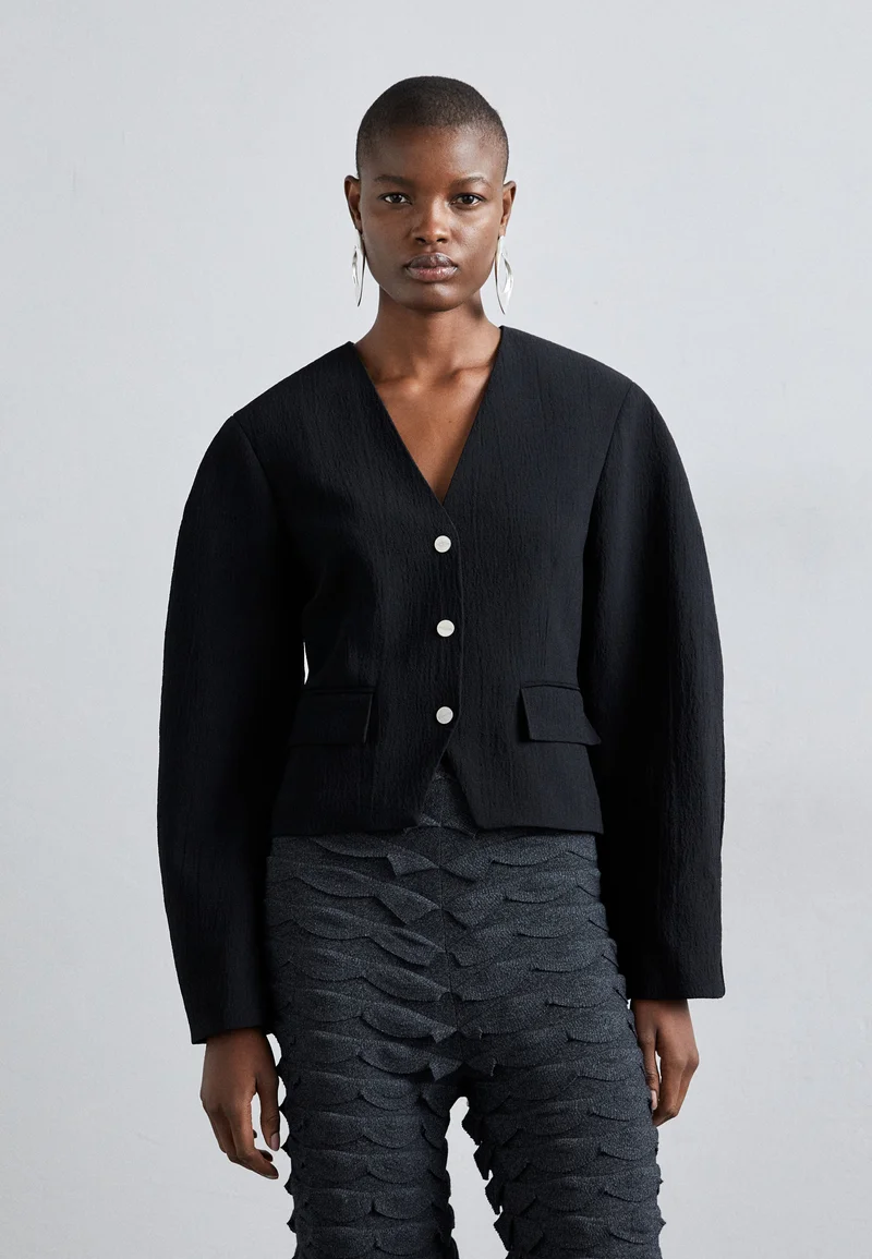 best-loved Nanushka KIYO  - Blazer black Clothing Jackets & Blazers Blazers