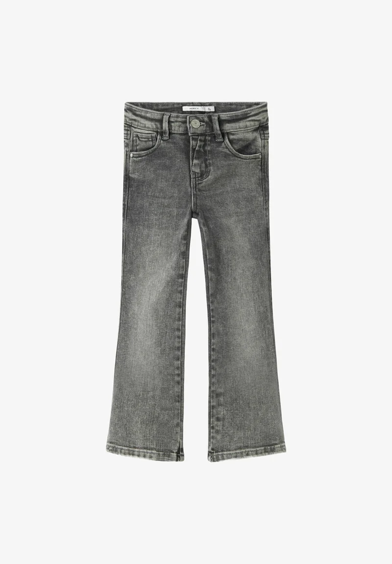 best value Name it NKFPOLLY - Flared Jeans light grey denim Clothing Bootcut & Flared