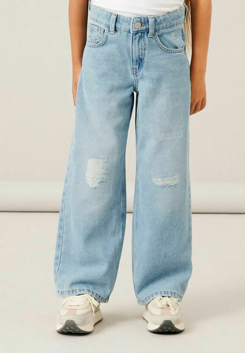 Factory Outlet Name it NKFROSE WIDE TE NOOS - Flared Jeans light blue denim Clothing Bootcut & Flared