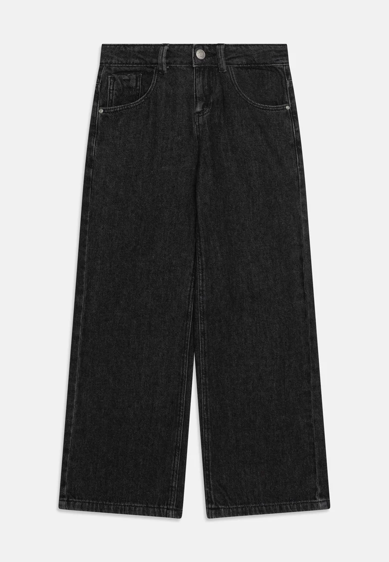 discount shop Name it NKF WIDE  - Flared Jeans dark grey denim Clothing Bootcut & Flared
