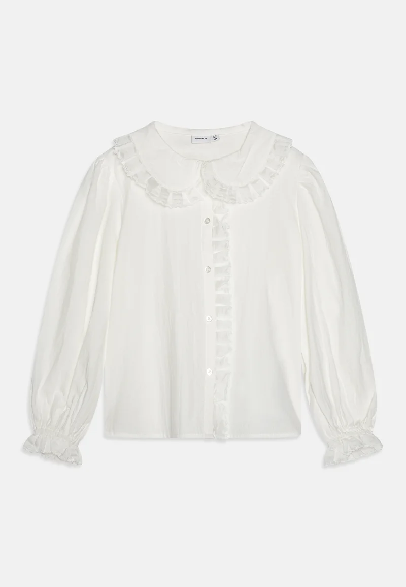 Shop Best Sellers Name it NMFDIMINE - Button-down blouse bright white Clothing T-shirts & tops Blouses & tunics
