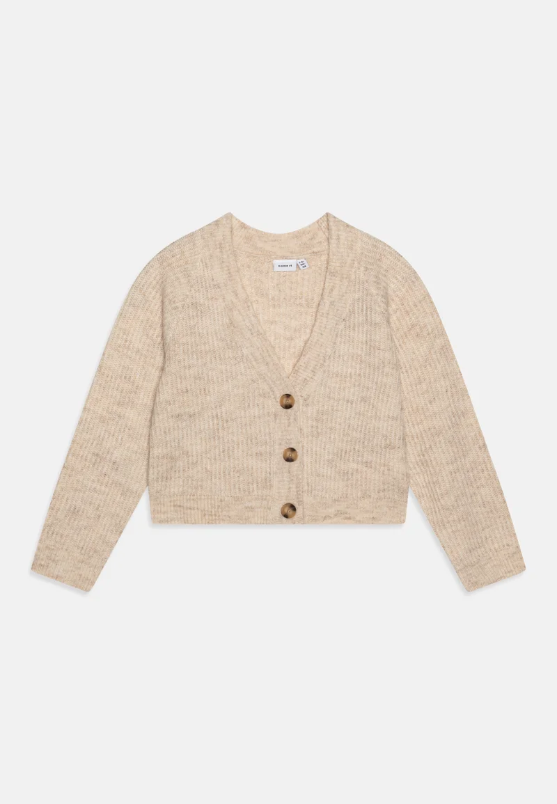 cheap prices Name it NKFHOLLY CARD NOOS - Cardigan beige Clothing Sweatshirts & Knitwear Cardigans