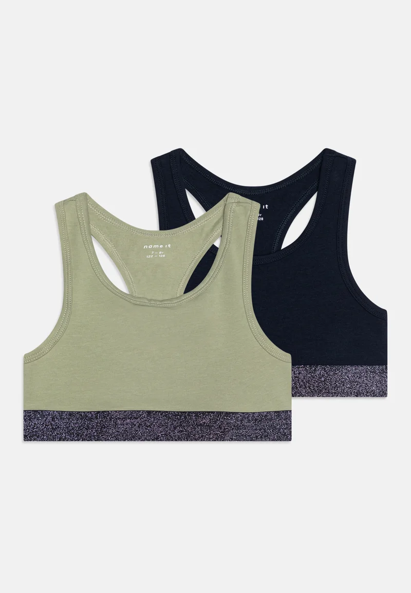 Outlet Name it NKFSHORT 2 PACK - Bustier seagrass Clothing Underwear & Nightwear Underwear Bras & bustiers