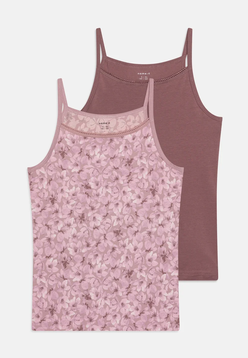 where can i buy Name it NKFSTRAP FLOWER 2 PACK - Undershirt mauve shadows Clothing Underwear & Nightwear Underwear Bras & bustiers